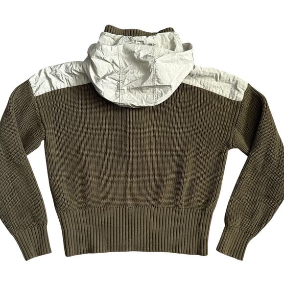 Varley Carter Half Zip True Knit Sweater Dark Olive Mix Size XXS - Picture 11 of 13